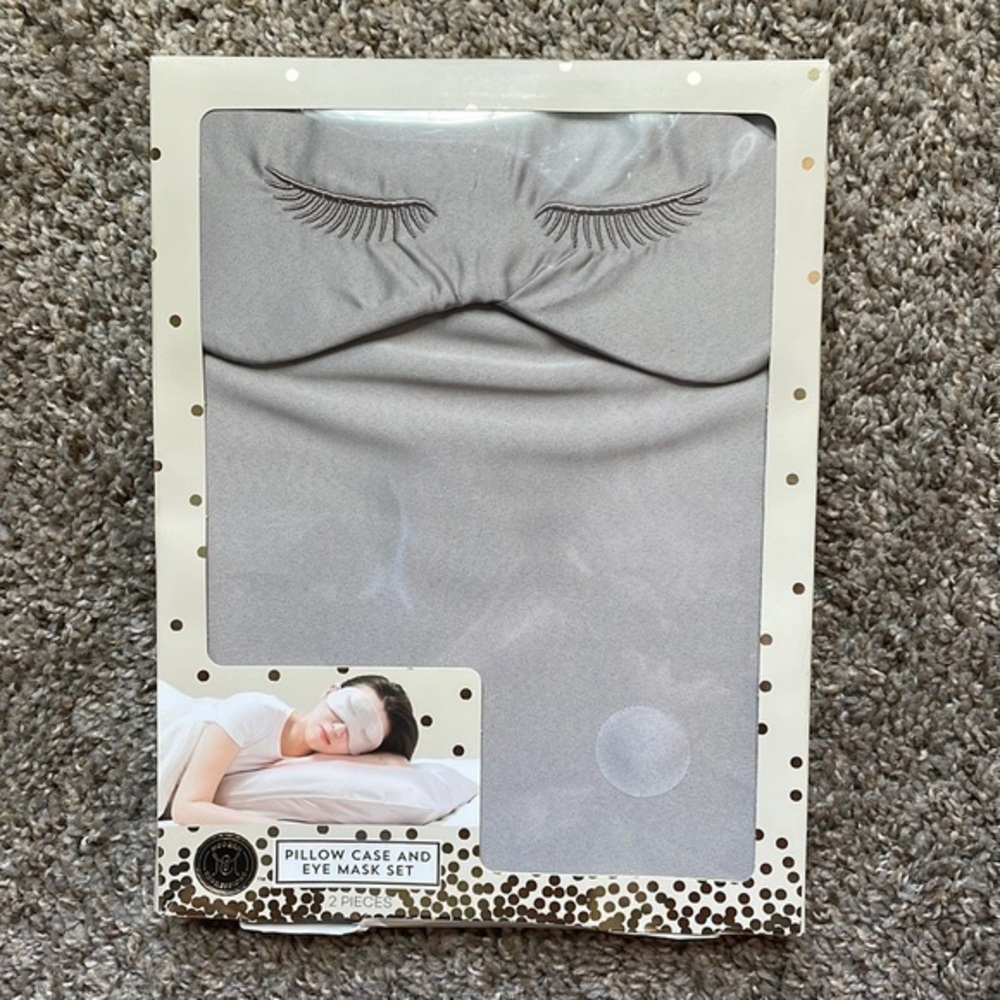 Pillow Case and Eye Mask